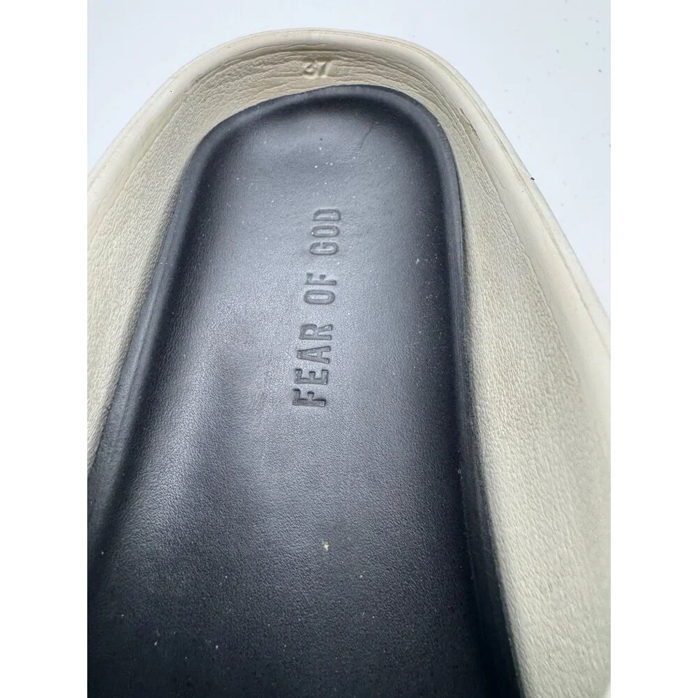 Fear Of God The California 2.0 Cream Slip-On Mules Clogs Size 7 or EU 37 - Picture 4 of 10